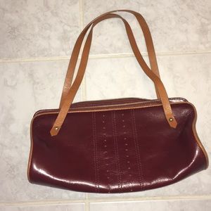 Round Brown Banana Republic Bag